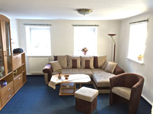 Wohnzimmer der Ferienwohnung